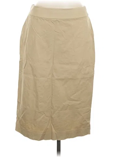 Pre-owned Brooks Brothers Casual Skirt In Tan