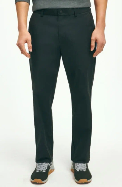 Brooks Brothers Cbt Stretch Cotton Blend Golf Chinos In Caviar