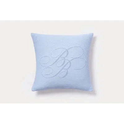 Brooks Brothers Chambray Decorative Cotton Euro Square Pillow Cover & Insert