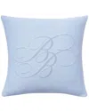 Brooks Brothers Chambray Monogram Accent Pillow