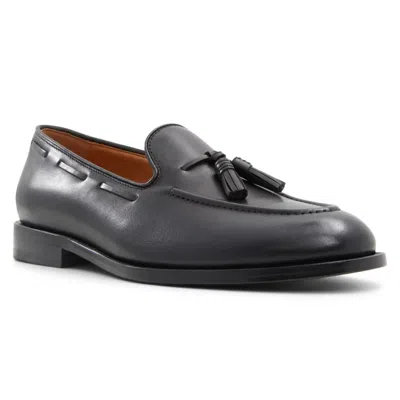 Brooks Brothers Charlton Loafers Mens Black Leather Tassel Shoes Gal1744