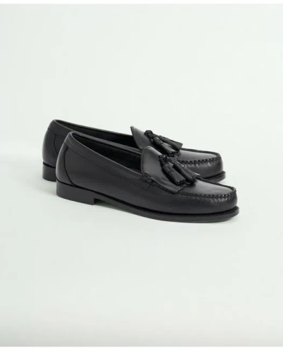 Brooks Brothers Cheever Tassel Loafer With Kiltie In Black