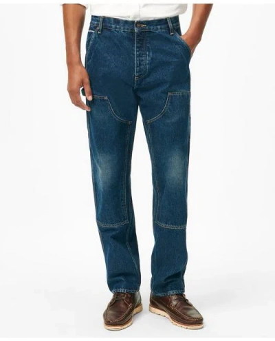 Brooks Brothers Cherry Street Selvedge Denim Carpenter Pants In Blue