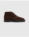 Brooks Brothers Leather Chukka Boots In Brown