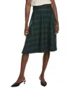 Brooks Brothers Circle Skirt In Blue