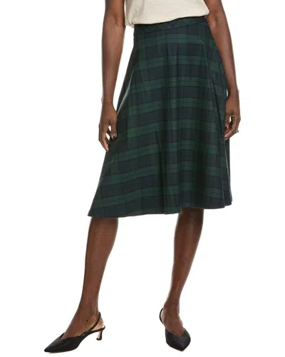 Brooks Brothers Circle Skirt In Blue