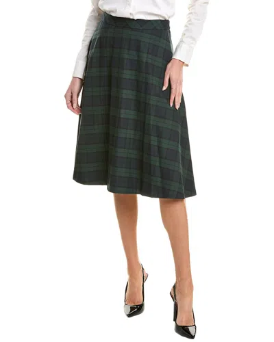 Brooks Brothers Circle Skirt In Blue