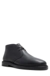 Brooks Brothers Leather Chukka Boots In Black