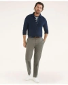 Brooks Brothers Clark Straight-fit Stretch Advantage Chino Pants In Grey