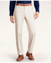 Brooks Brothers Clark Straight-fit Stretch Advantage Chino Pants In Stone