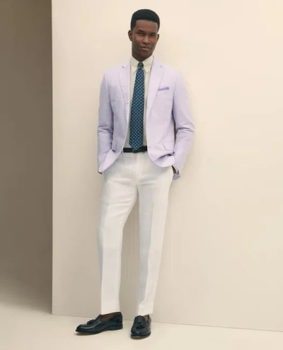 Brooks Brothers Classic Fit Cotton Oxford Sport Coat In Purple