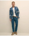 Brooks Brothers Classic Fit Cotton Patchwork Madras Sport Coat In Navy