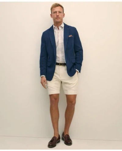 Brooks Brothers Classic Fit Cotton Pique Knit Sport Coat In Navy