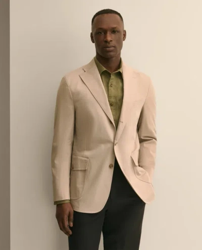 Brooks Brothers Classic Fit Cotton Safari Sport Coat In Neutral