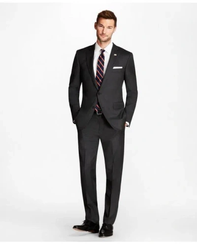 Brooks Brothers Classic Fit Grey Herringbone 1818 Suit