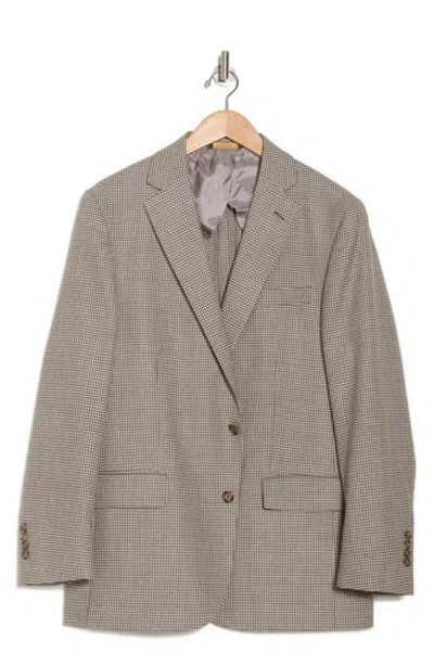 Brooks Brothers Classic Fit Houndstooth Wool Blazer
