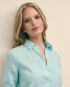 Brooks Brothers Classic Fit Irish Linen Shirt In Blue