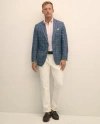 Brooks Brothers Classic Fit Linen-silk-cotton Check 1818 Sport Coat In Blue