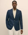 Brooks Brothers Classic Fit Linen Sport Coat In Herringbone In Blue