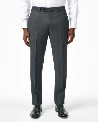 Brooks Brothers Classic-fit Stretch Wool Blend Nailhead Suit Pants In Gray