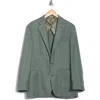 Brooks Brothers Classic Fit Windowpane Wool & Linen Hopsack Sport Coat