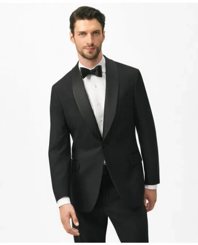 Brooks Brothers Classic Fit Wool 1818 Shawl Collar Tuxedo In Black