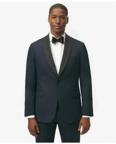 Brooks Brothers Classic Fit Wool 1818 Shawl Collar Tuxedo In Navy