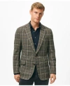 Brooks Brothers Classic Fit Wool 1818 Sport Coat In Plaid Tweed In Multicolor
