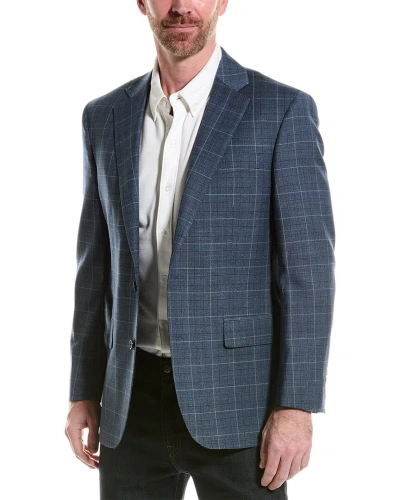Brooks Brothers Classic Fit Wool-blend Suit Jacket In Blue
