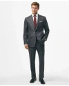 Brooks Brothers Classic Fit Wool Cashmere Flannel Pinstripe 1818 Suit In Grey