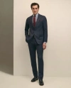 Brooks Brothers Classic Fit Wool Check 1818 Suit In Blue