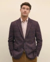 Brooks Brothers Classic Fit Wool Flannel Plaid Sport Coat In Brown