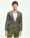 Brooks Brothers Classic Fit Wool Hopsack Patch Pocket Sport Coat In Brown
