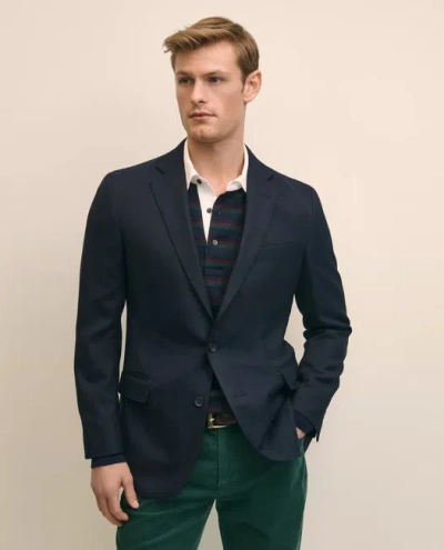 Brooks Brothers Classic Fit Wool Hopsack Sport Coat In Blue