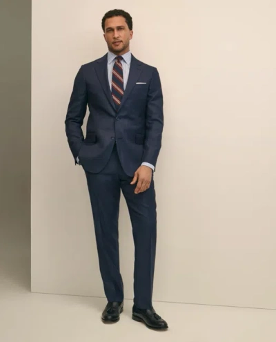Brooks Brothers Classic Fit Wool Pinstripe 1818 Suit In Blue