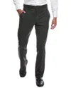 Brooks Brothers Classic Flat Front Trouser In Gray