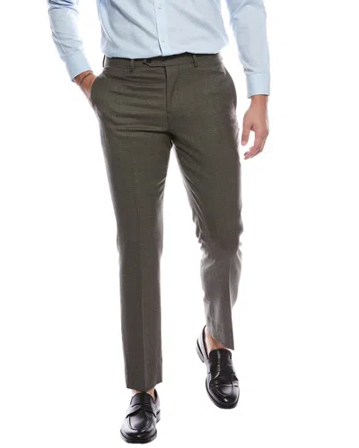 BROOKS BROTHERS CLASSIC FLAT FRONT WOOL TROUSER