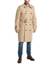 Brooks Brothers Classic Trench Coat In Beige