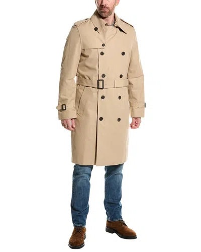 Brooks Brothers Classic Trench Coat In Beige