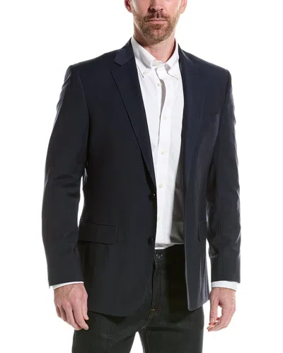 Brooks Brothers Classic Wool-blend Blazer In Blue