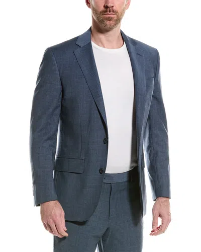 Brooks Brothers Classic Wool-blend Blazer In Blue