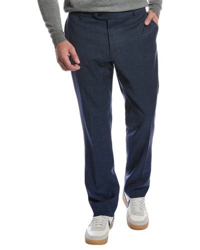 Brooks Brothers Classic Wool-blend Pant In Blue