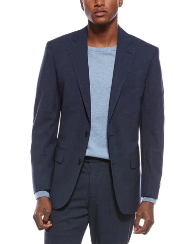 Brooks Brothers Classic Wool-blend Suit Jacket In Blue