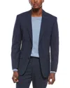 Brooks Brothers Classic Wool-blend Suit Jacket In Blue