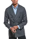Brooks Brothers Classic Wool Sportscoat In Black