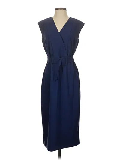 Pre-owned Brooks Brothers Cocktail Dress In Blue