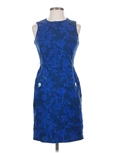 Pre-owned Brooks Brothers Cocktail Dress In Blue