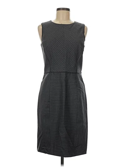 Pre-owned Brooks Brothers Cocktail Dress In Gray