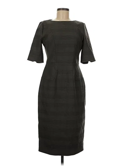 Pre-owned Brooks Brothers Cocktail Dress In Gray