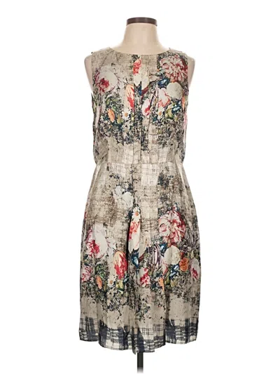 Pre-owned Brooks Brothers Cocktail Dress In Gray